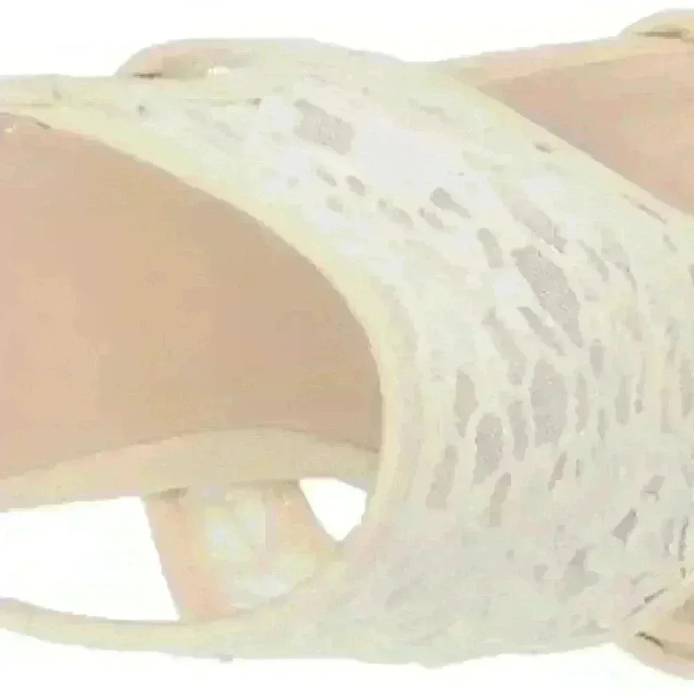 Fergalicious Maddox 3 Peep Toe Block Heels Maddox 3 Cream SIZE 6 (BRAND NEW) - Picture 7 of 16